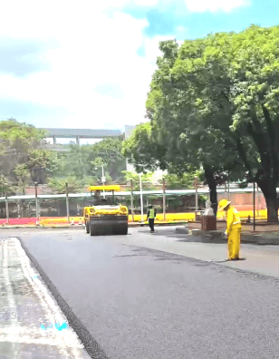 东莞园区混凝土改造沥青路面施工